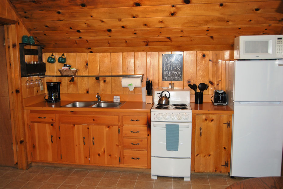 Cabin 9 kitchen