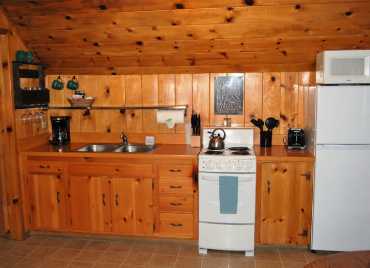 Cabin 9 kitchen