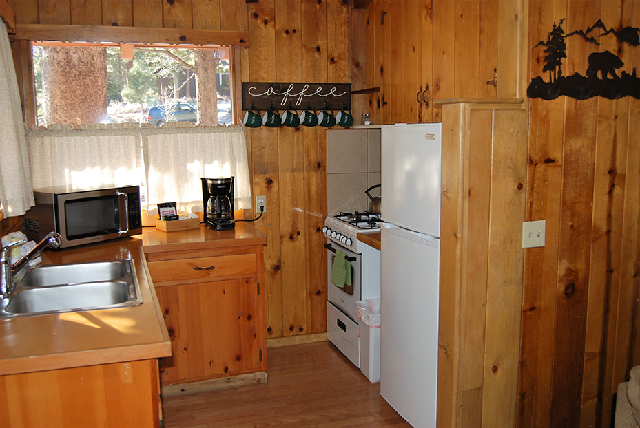 Cabin 1 kitchen